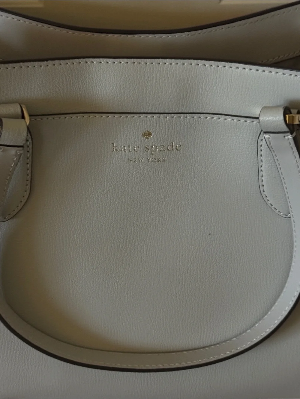 Kate Spade Women's Classic Light Gray Crossbody Bag EUC